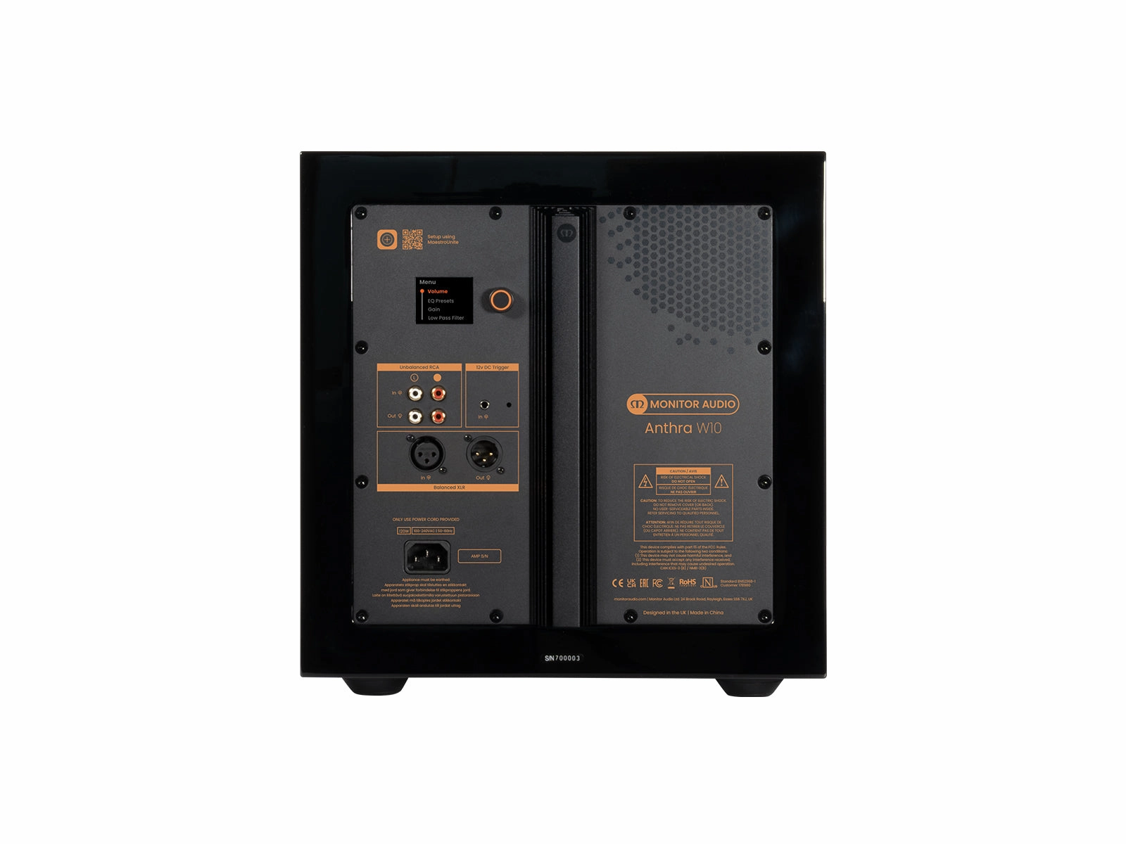 Monitor Audio W10 Anthra Subwoofer