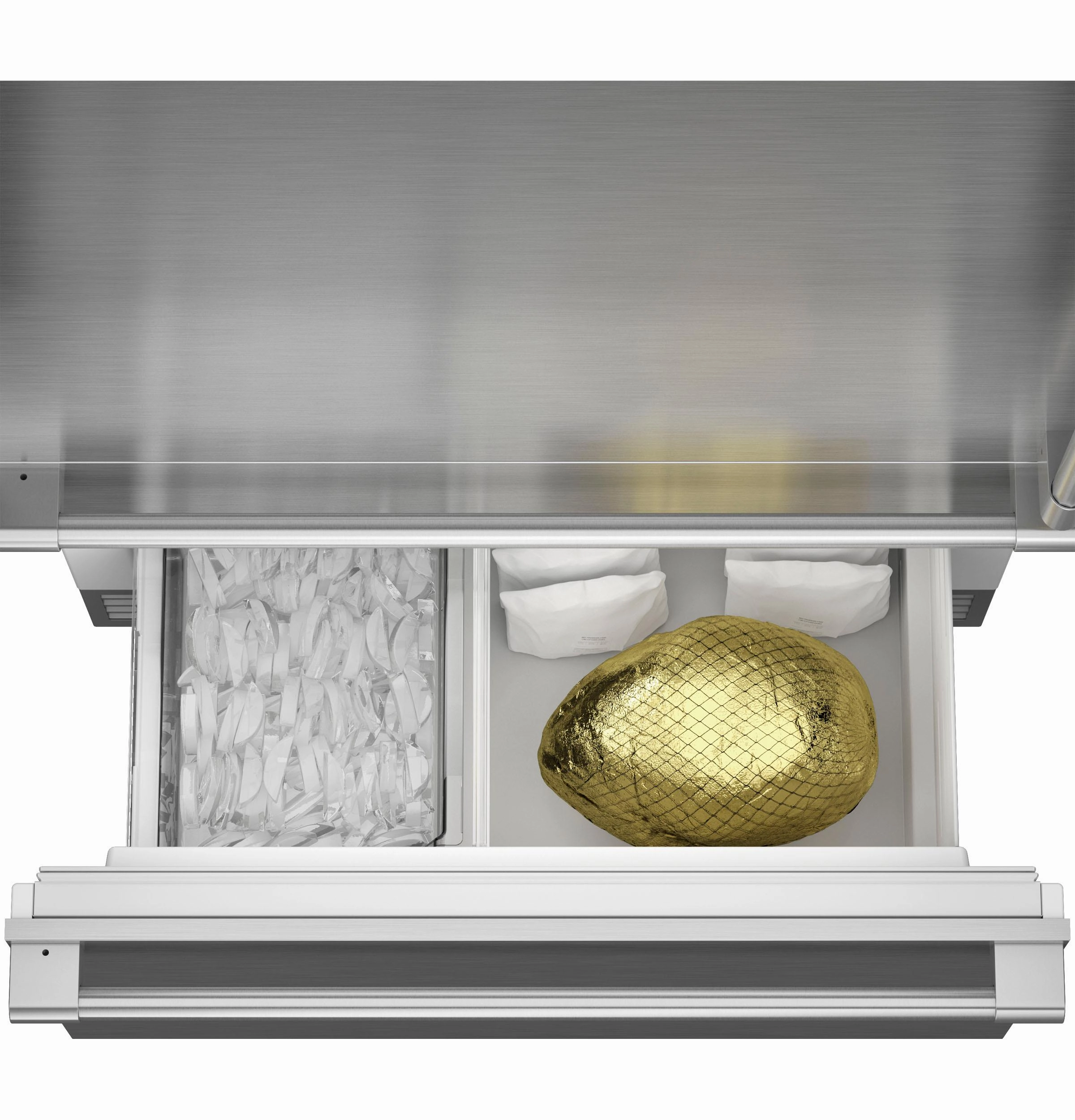 Monogram ZIC363IPVLH Monogram 36" Integrated Bottom-Freezer Refrigerator