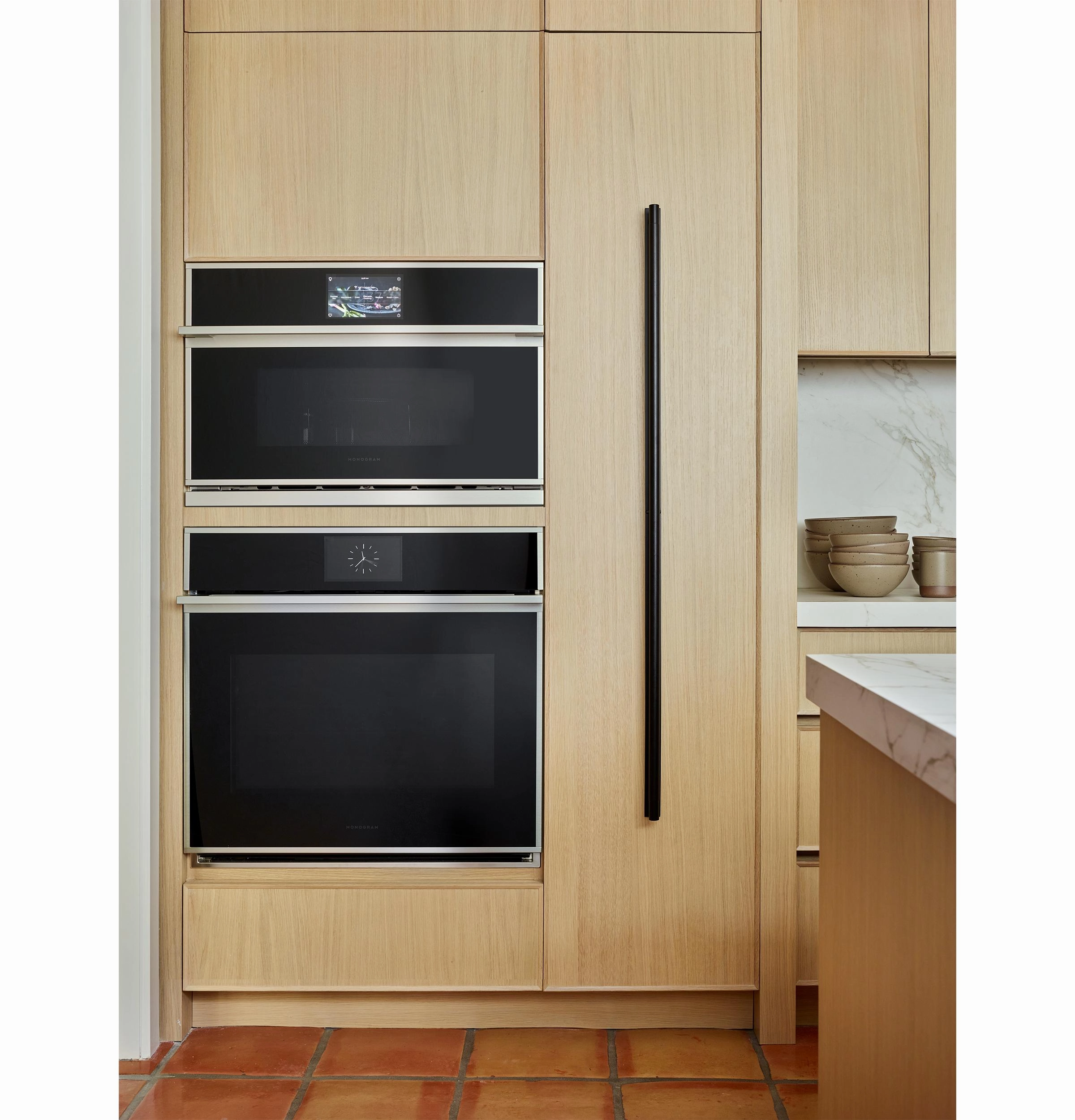 Monogram ZSB9231VSS Monogram 30" Minimalist Five-In-One Wall Oven With 240V Advantium Technology