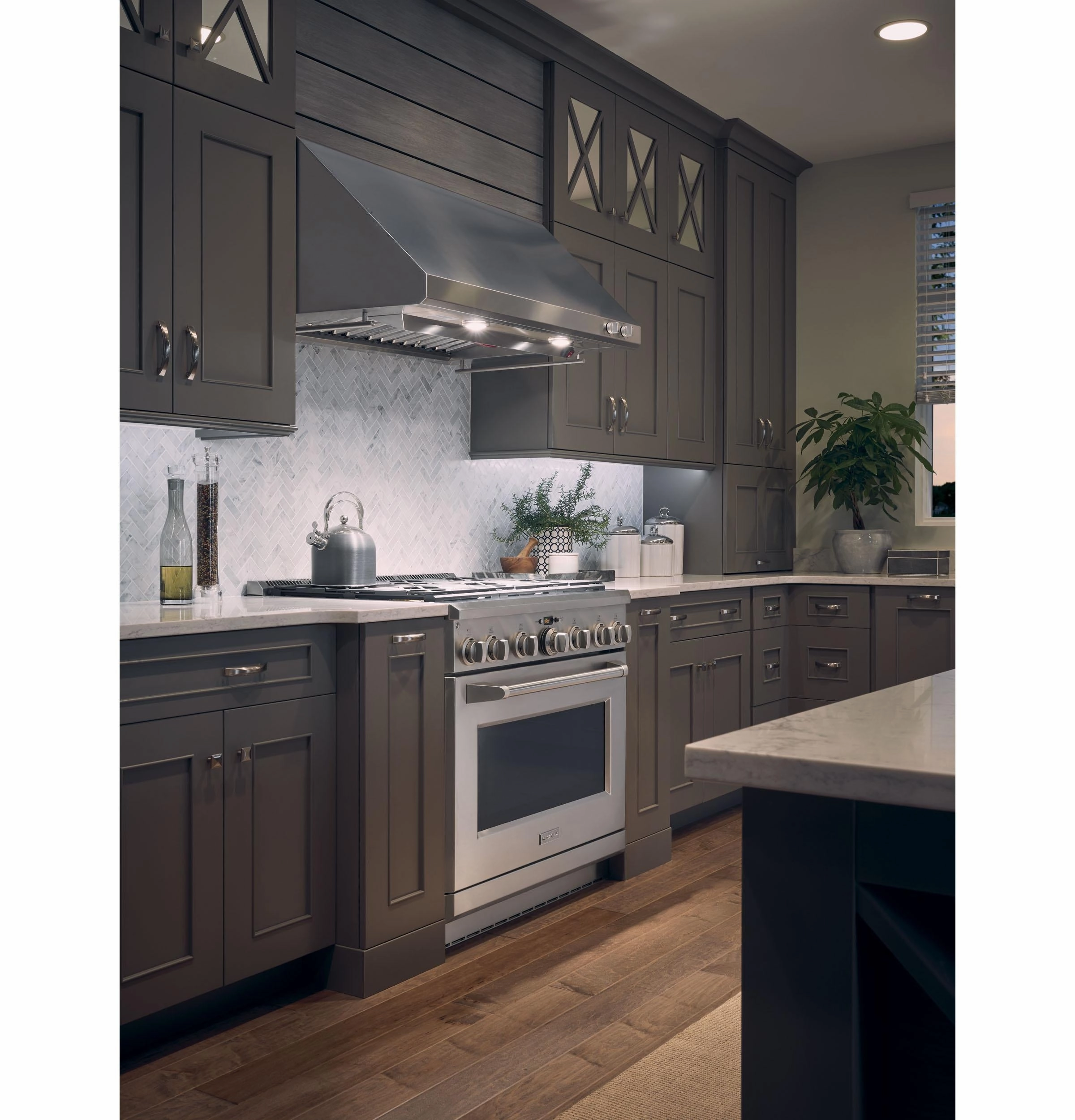 Monogram ZV48SSJSS Monogram 48" Stainless Steel Professional Hood