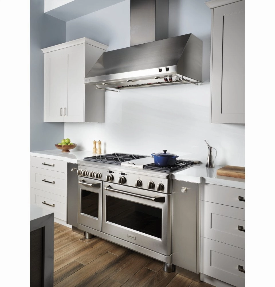 Monogram ZV48SSJSS Monogram 48" Stainless Steel Professional Hood