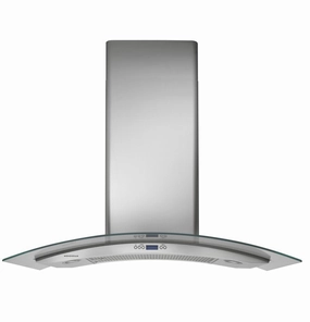 Monogram ZV900SLSS Monogram 36" Glass Canopy Wall-Mounted Hood - Gray Ventilation Range Hoods high suction kitchen exhaust hood