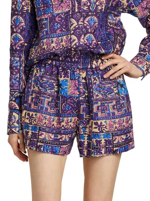 Monte Short In Violet Tile