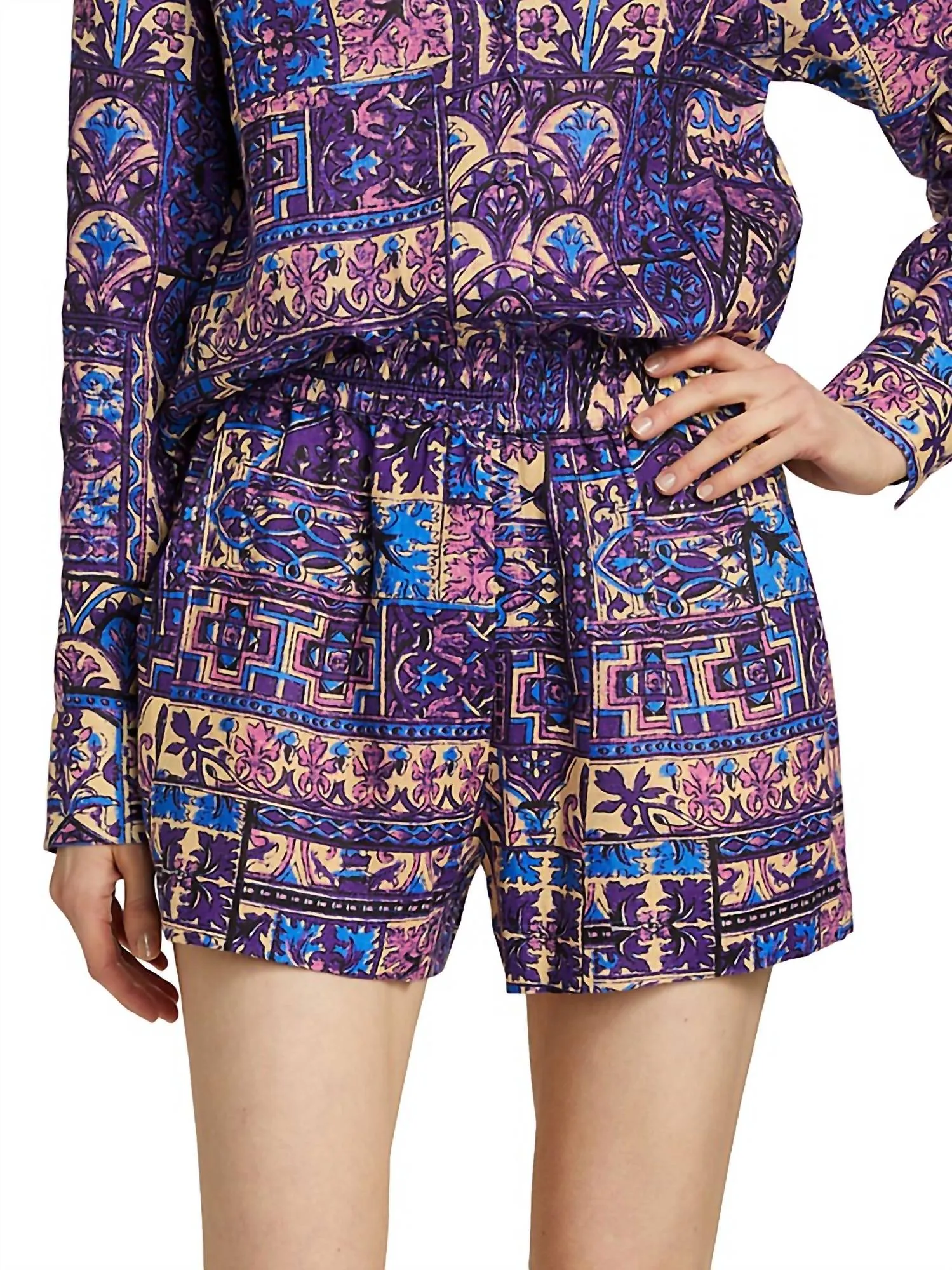 Monte Short In Violet Tile