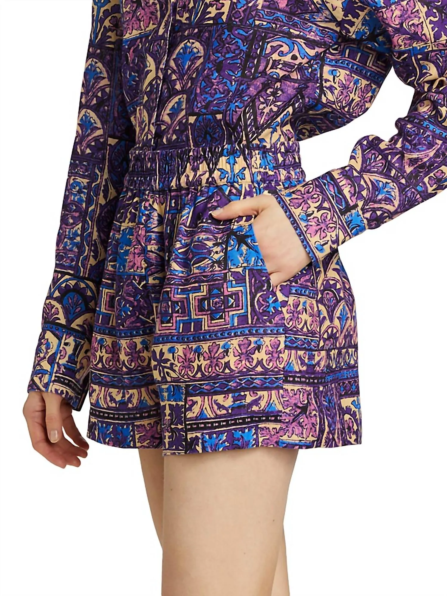 Monte Short In Violet Tile