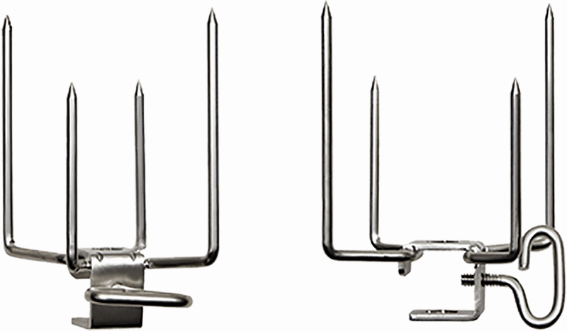 Napoleon Bbq 69001 Commercial Quality Rotisserie Forks Barbeque Grill Accessories,grill tool set