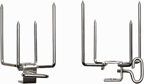 Napoleon Bbq 69001 Commercial Quality Rotisserie Forks Barbeque Grill Accessories,grill tool set