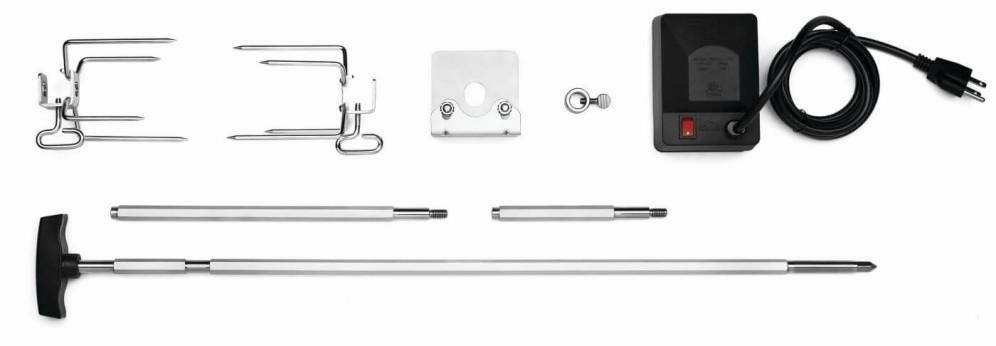 Napoleon Bbq 69241 Heavy Duty Rotisserie Kit For Pro Charcoal Kettle 22 And 18-Inch Grills Barbeque Grill Accessories,grill tool set