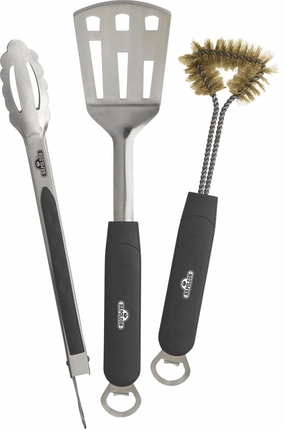 Napoleon Bbq 70024 3 Piece Stainless Steel Bbq Toolset Barbeque Grill Accessories,grill tool set