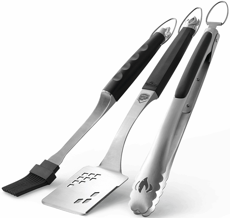 Napoleon Bbq 70036 Executive 3 Piece Toolset Barbeque Grill Accessories,grill tool set
