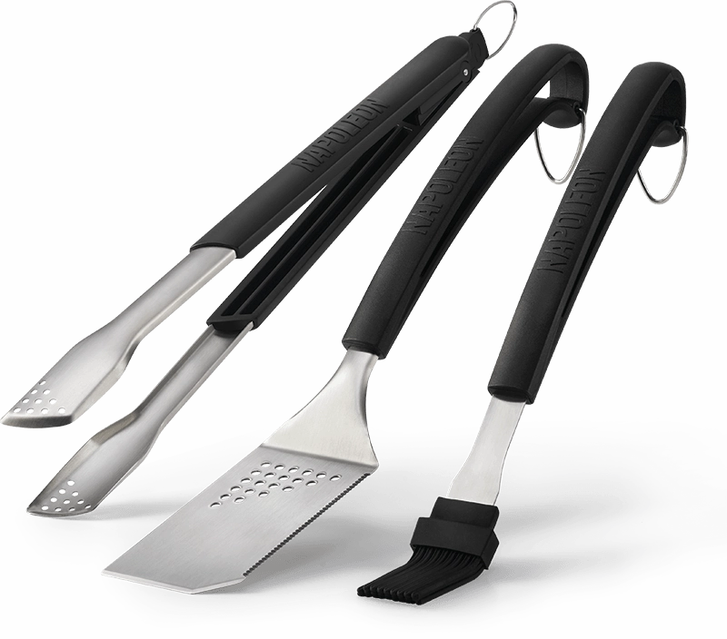 Napoleon Bbq 70053 3 Piece Toolset Barbeque Grill Accessories,grill tool set