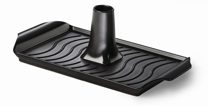 Napoleon Bbq 70150 Ceramic Roasting Pan And Beer Can Chicken Roaster Set Barbeque Grill Accessories,grill tool set