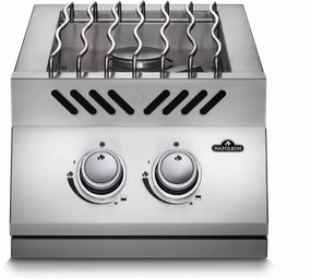 Napoleon Bbq BI12RTPSS Built-In 500 Series Inline Dual Range Top Burner With Stainless Steel Cover , Stainless Steel , Propane Barbeque Grill Accessories,grill tool set