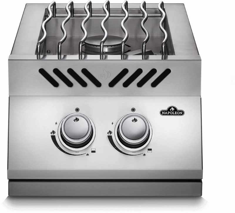 Napoleon Bbq BI12RTPSS Built-In 500 Series Inline Dual Range Top Burner With Stainless Steel Cover , Stainless Steel , Propane Barbeque Grill Accessories,grill tool set