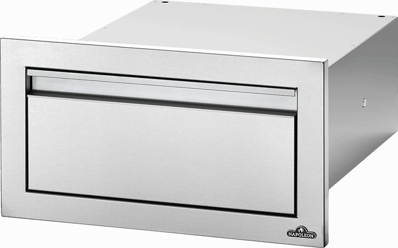 Napoleon Bbq BI18081DR 18" X 8" Single Drawer , Stainless Steel Barbeque Grill Accessories,grill tool set
