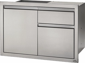 Napoleon Bbq BI36241D1W 36" X 24" Single Door & Waste Bin Drawer , Stainless Steel Barbeque Grill Accessories,grill tool set