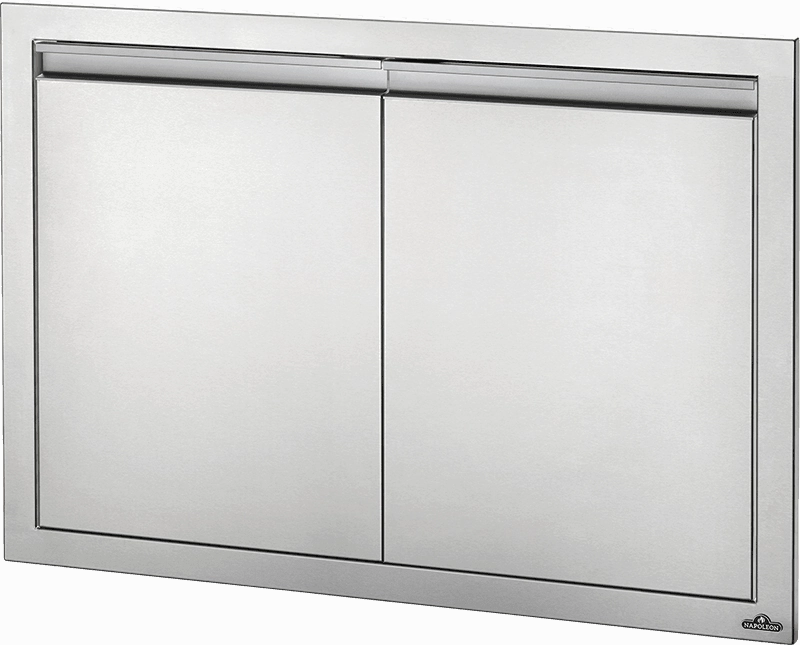 Napoleon Bbq BI36242D 36" X 24" Large Double Door , Stainless Steel Storage,outdoor grill storage cabinet