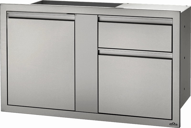Napoleon Bbq BI42241D2DR 42" X 24" Large Single Door & Standard Drawer Standard Drawer , Stainless Steel Barbeque Grill Accessories,grill tool set