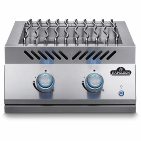 Napoleon Bbq BIB18RTPSS Built-In 700 Series Dual Range Top Burner With Stainless Steel Cover , Stainless Steel , Propane Barbeque Grill Accessories,grill tool set