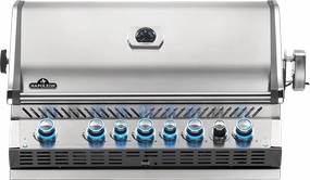 Napoleon Bbq BIPRO665RBPSS3 Built-In Prestige Pro 665 Rb With Infrared Rear Burner , Stainless Steel , Propane Liquid Propane Barbeque Grills,propane gas grill