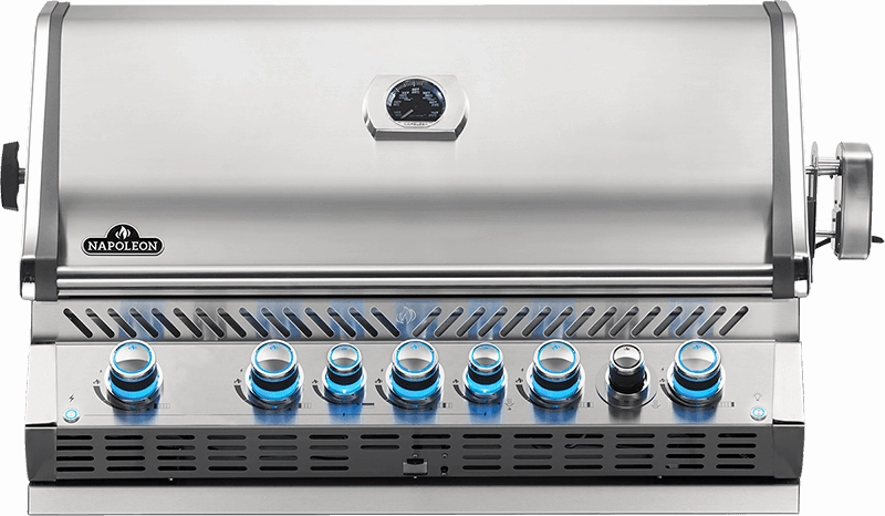 Napoleon Bbq BIPRO665RBPSS3 Built-In Prestige Pro 665 Rb With Infrared Rear Burner , Stainless Steel , Propane Pro Barbeque Grills,professional outdoor grill