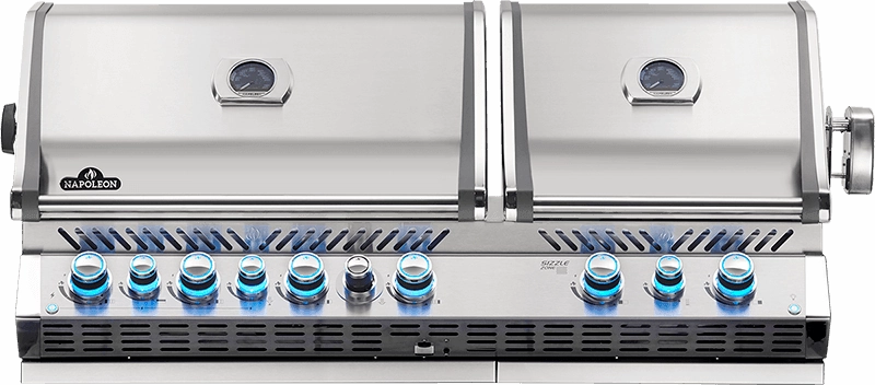 Napoleon Bbq BIPRO825RBINSS3 Built-In Prestige Pro 825 Rbi Infrared Bottom & Rear Burners , Stainless Steel , Natural Gas Natural Gas Barbeque Grills,natural gas outdoor grill