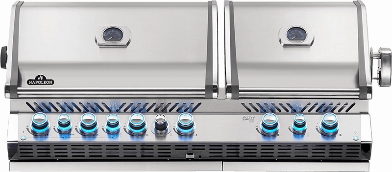 Napoleon Bbq BIPRO825RBINSS3 Built-In Prestige Pro 825 Rbi Infrared Bottom & Rear Burners , Stainless Steel , Natural Gas Pro Barbeque Grills,professional outdoor grill