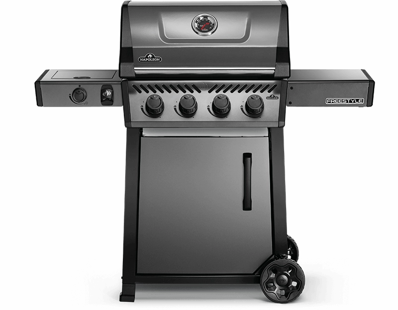 Napoleon Bbq F425DSBPGTECP Freestyle 425 Sb With Range Side Burner , Graphite Grey , Propane Natural Gas Barbeque Grills,natural gas outdoor grill