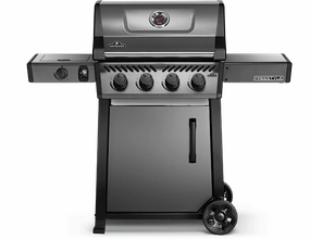 Napoleon Bbq F425DSBPGTECP Freestyle 425 Sb With Range Side Burner , Graphite Grey , Propane Natural Gas Barbeque Grills,natural gas outdoor grill