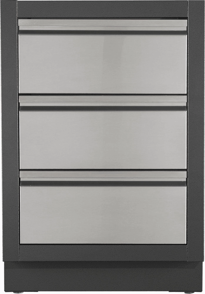Napoleon Bbq IM3DCCN Oasis Three Drawer Cabinet , Grey Barbeque Grill Accessories,grill tool set