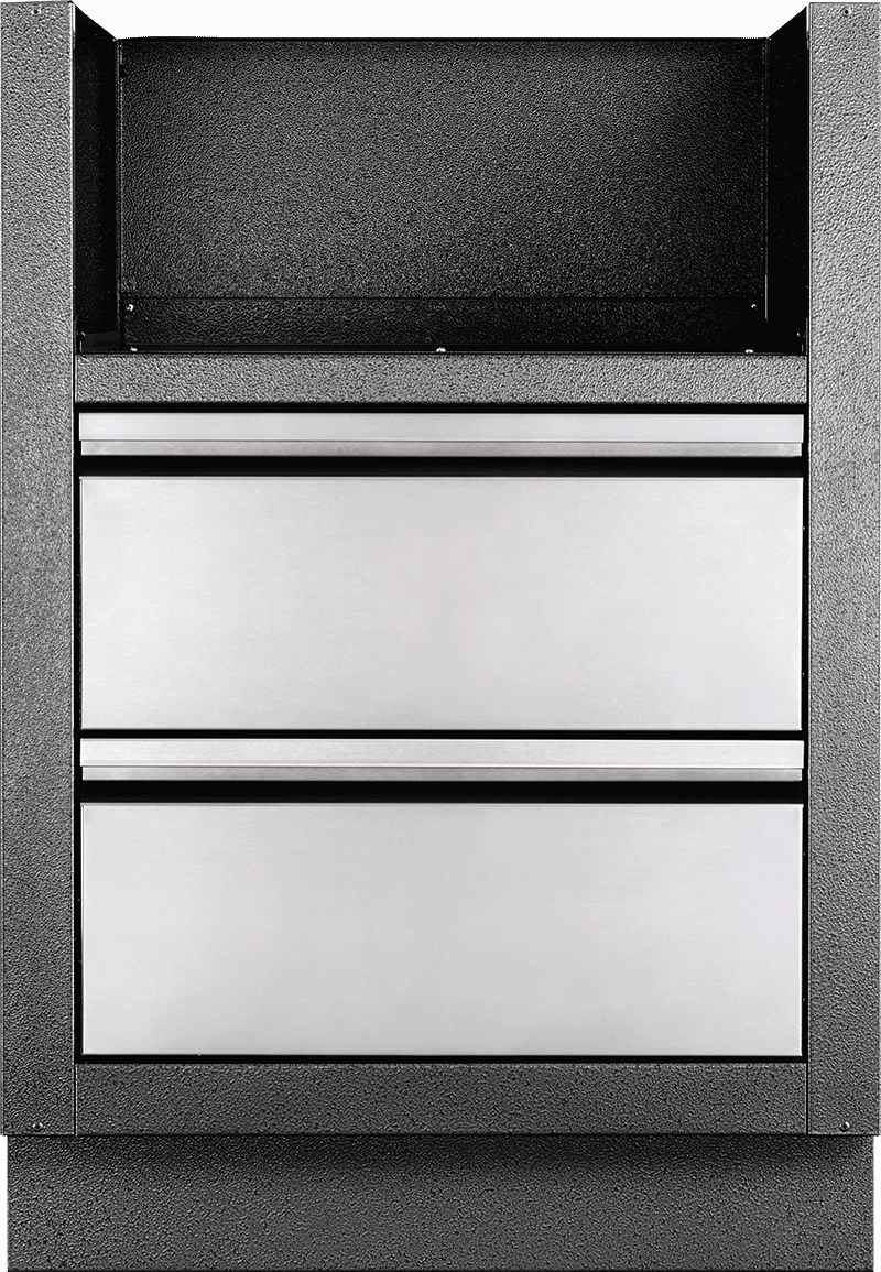 Napoleon Bbq IMUGC18CN Oasis Under Grill Cabinet For Bi 700 Series 18" And 12" Burners For Built-In 700 Series Dual Burners , Grey Storage,outdoor grill storage cabinet