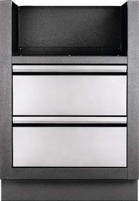 Napoleon Bbq IMUGC18CN Oasis Under Grill Cabinet For Bi 700 Series 18" And 12" Burners For Built-In 700 Series Dual Burners , Grey Storage,outdoor grill storage cabinet