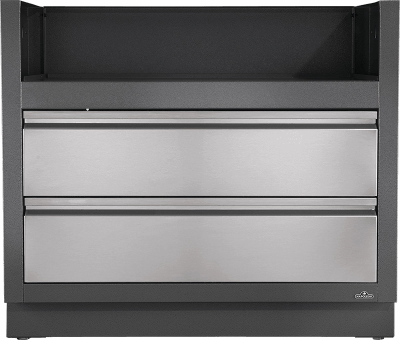Napoleon Bbq IMUGC665CN Oasis Under Grill Cabinet For Bipro665 For Built-In Prestige Pro 665 , Grey Storage,outdoor grill storage cabinet