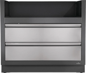 Napoleon Bbq IMUGC665CN Oasis Under Grill Cabinet For Bipro665 For Built-In Prestige Pro 665 , Grey Storage,outdoor grill storage cabinet