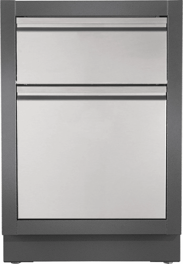 Napoleon Bbq IMWDCCN Oasis Waste Drawer Cabinet , Grey Storage,outdoor grill storage cabinet