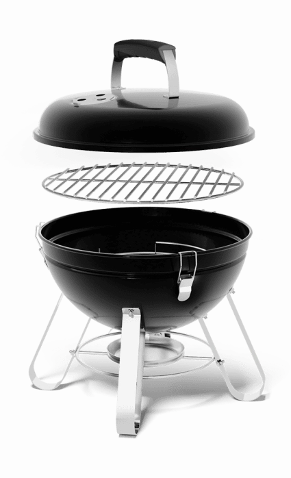 Napoleon Bbq NK14KLEG3 Legend 14 Charcoal Portable Kettle Grill , Charcoal, Black