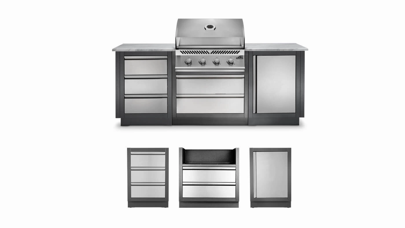 Napoleon Bbq ODK100BI32NSS Oasis 100 Outdoor Kitchen, Built-In 500 Series 32 Built-In 500 Series 32 , Natural Gas, Stainless Steel
