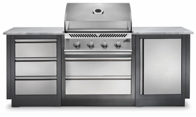 Napoleon Bbq ODK100BI32PSS Oasis 100 Outdoor Kitchen, Built-In 500 Series 32 Built-In 500 Series 32 , Propane, Stainless Steel Islands,bbq grill island kit