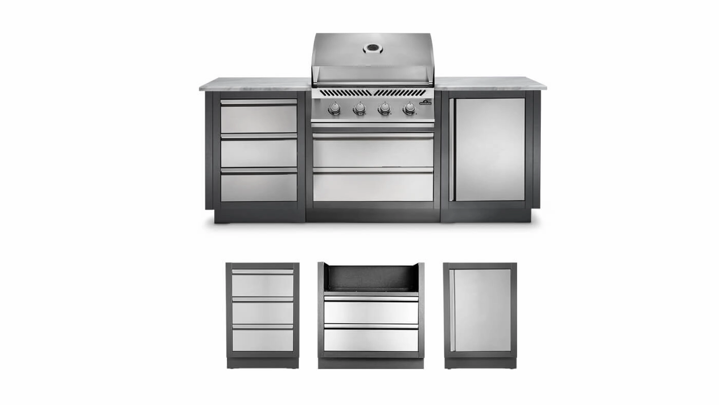 Napoleon Bbq ODK100BI32PSS Oasis 100 Outdoor Kitchen, Built-In 500 Series 32 Built-In 500 Series 32 , Propane, Stainless Steel