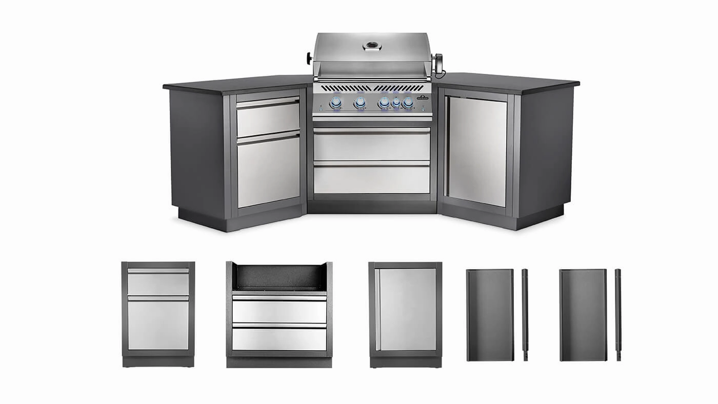 Napoleon Bbq ODK200BIG32RBPSS1 Oasis 200 Outdoor Kitchen, Built-In 700 Series 32 Built-In 700 Series 32 , Propane, Stainless Steel