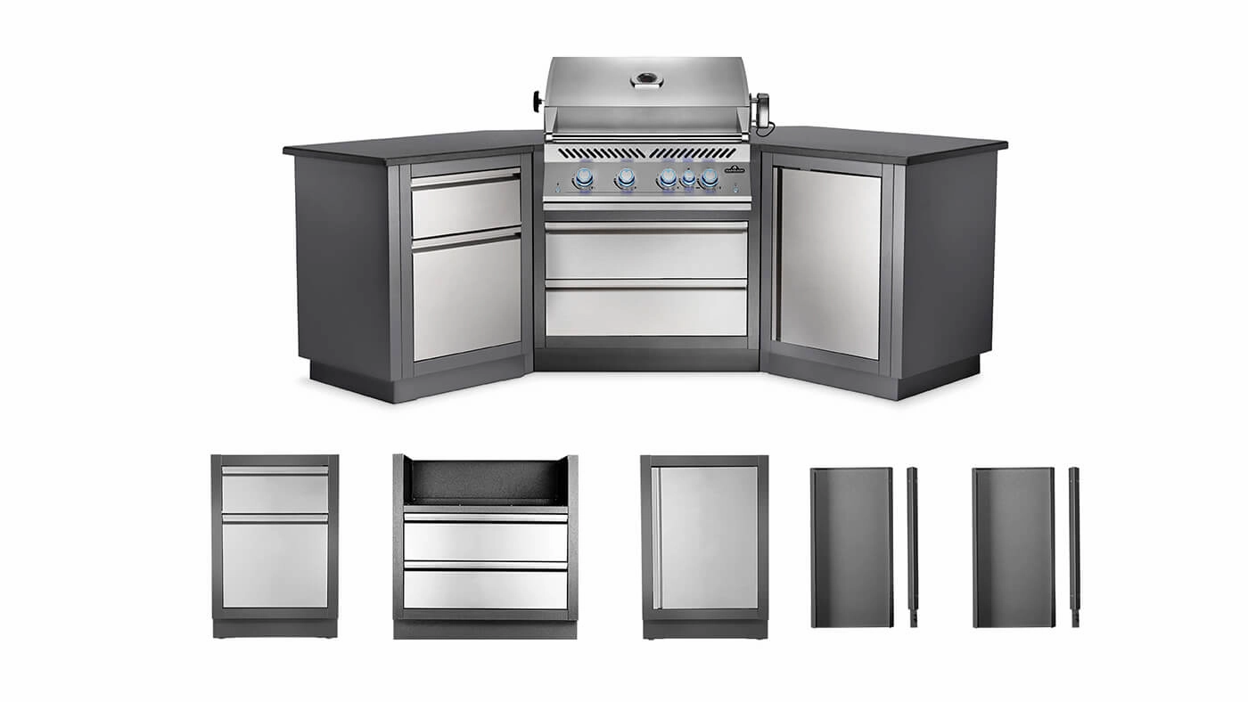 Napoleon Bbq ODK200BIG32RBPSS1 Oasis 200 Outdoor Kitchen, Built-In 700 Series 32 Built-In 700 Series 32 , Propane, Stainless Steel