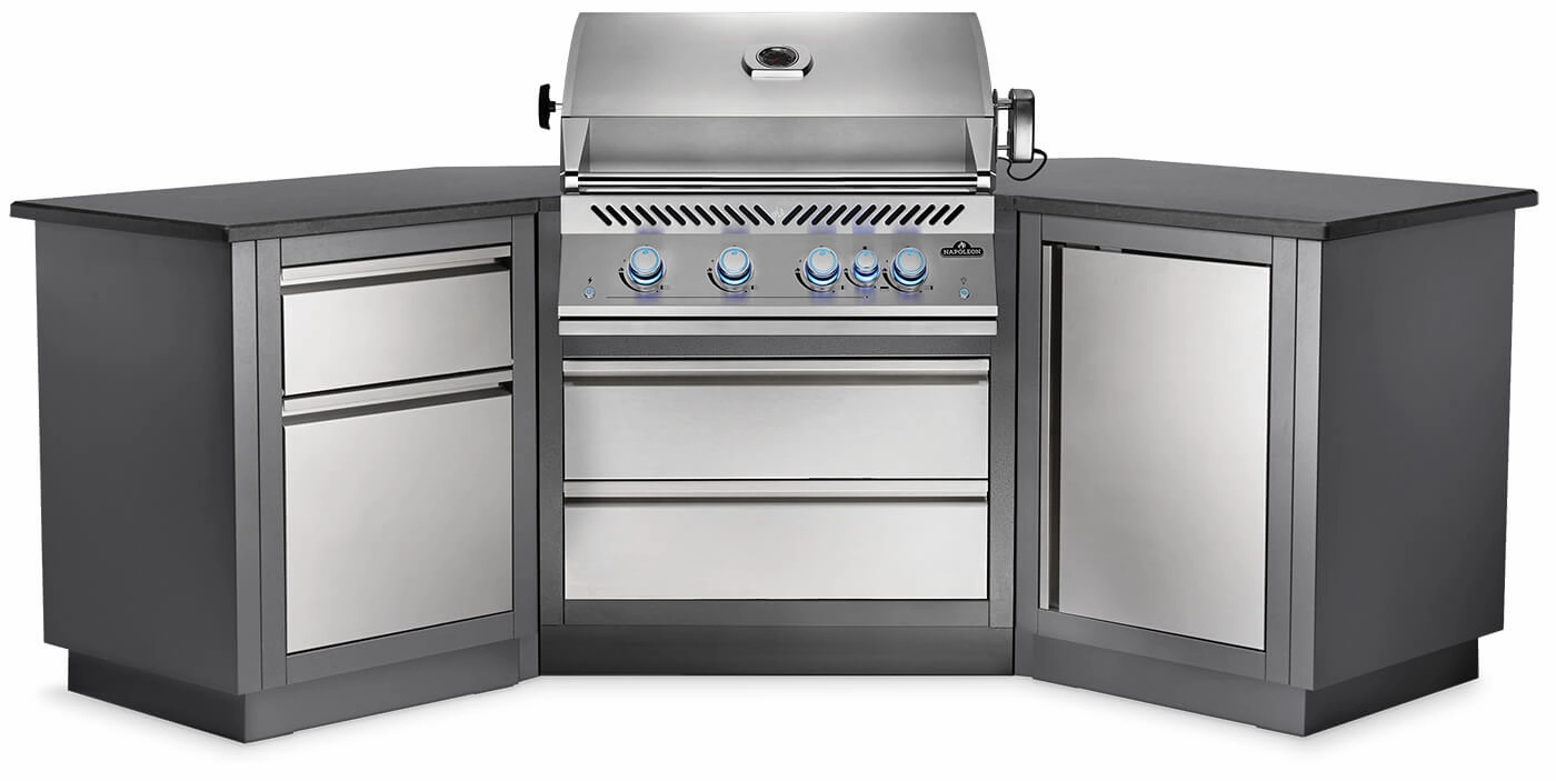 Napoleon Bbq ODK200BIG32RBPSS1 Oasis 200 Outdoor Kitchen, Built-In 700 Series 32 Built-In 700 Series 32 , Propane, Stainless Steel Islands,bbq grill island kit