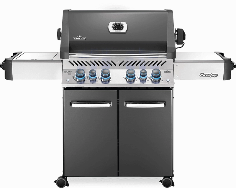 Napoleon Bbq P500RSIBPCH3 Prestige 500 Rsib With Infrared Side And Rear Burners , Grey , Propane Liquid Propane Barbeque Grills,propane gas grill