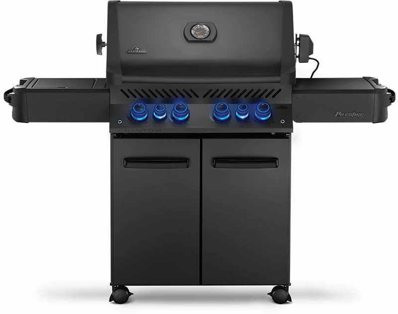 Napoleon Bbq P500RSIBPMK3PHM Phantom Prestige 500 Rsib With Infrared Side And Rear Burners , Matte/Matt Black , Propane Barbeque Grills,outdoor bbq grill