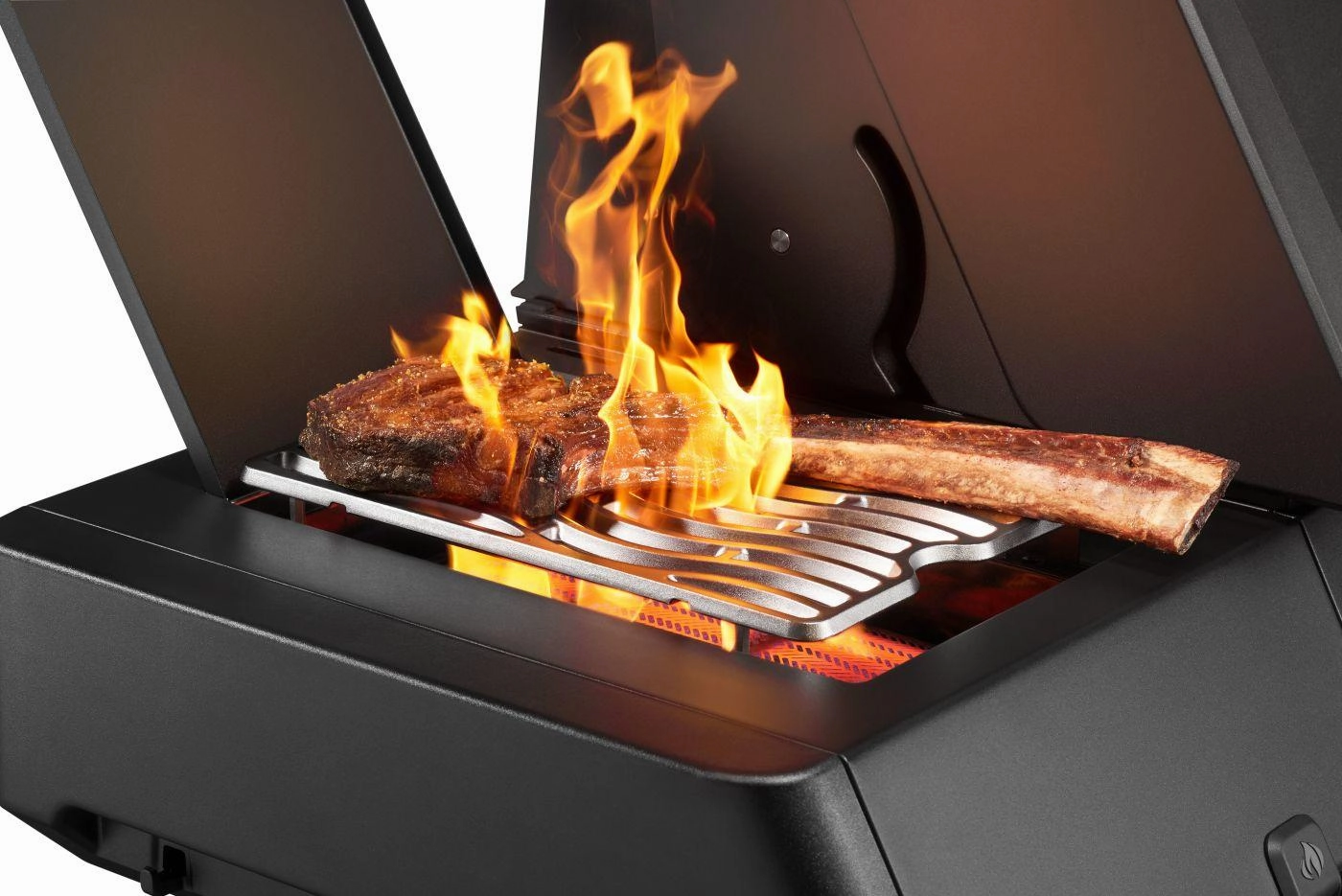 Napoleon Bbq P500VXRSIBPKPHM Phantom Prestige 500 Connected Rsib With Infrared Side And Rear Burner , Propane, Matte/Matt Black