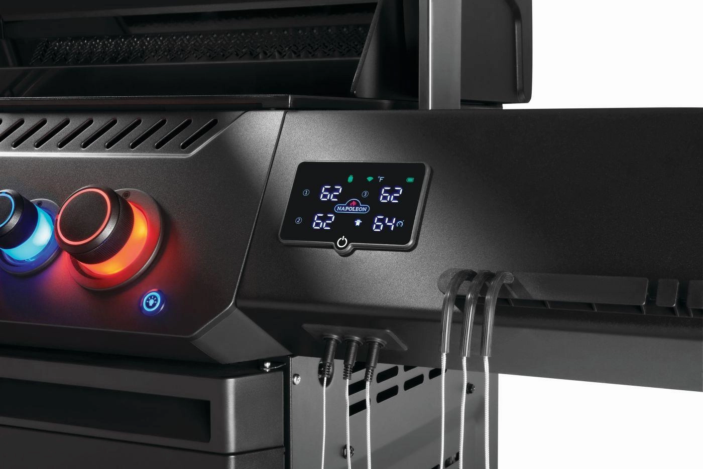 Napoleon Bbq P500VXRSIBPKPHM Phantom Prestige 500 Connected Rsib With Infrared Side And Rear Burner , Propane, Matte/Matt Black