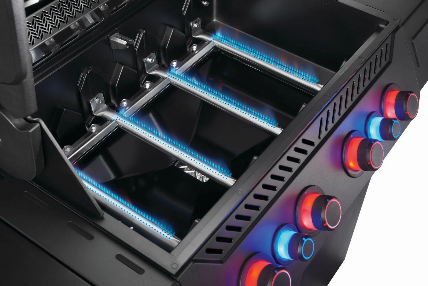 Napoleon Bbq P500VXRSIBPKPHM Phantom Prestige 500 Connected Rsib With Infrared Side And Rear Burner , Propane, Matte/Matt Black