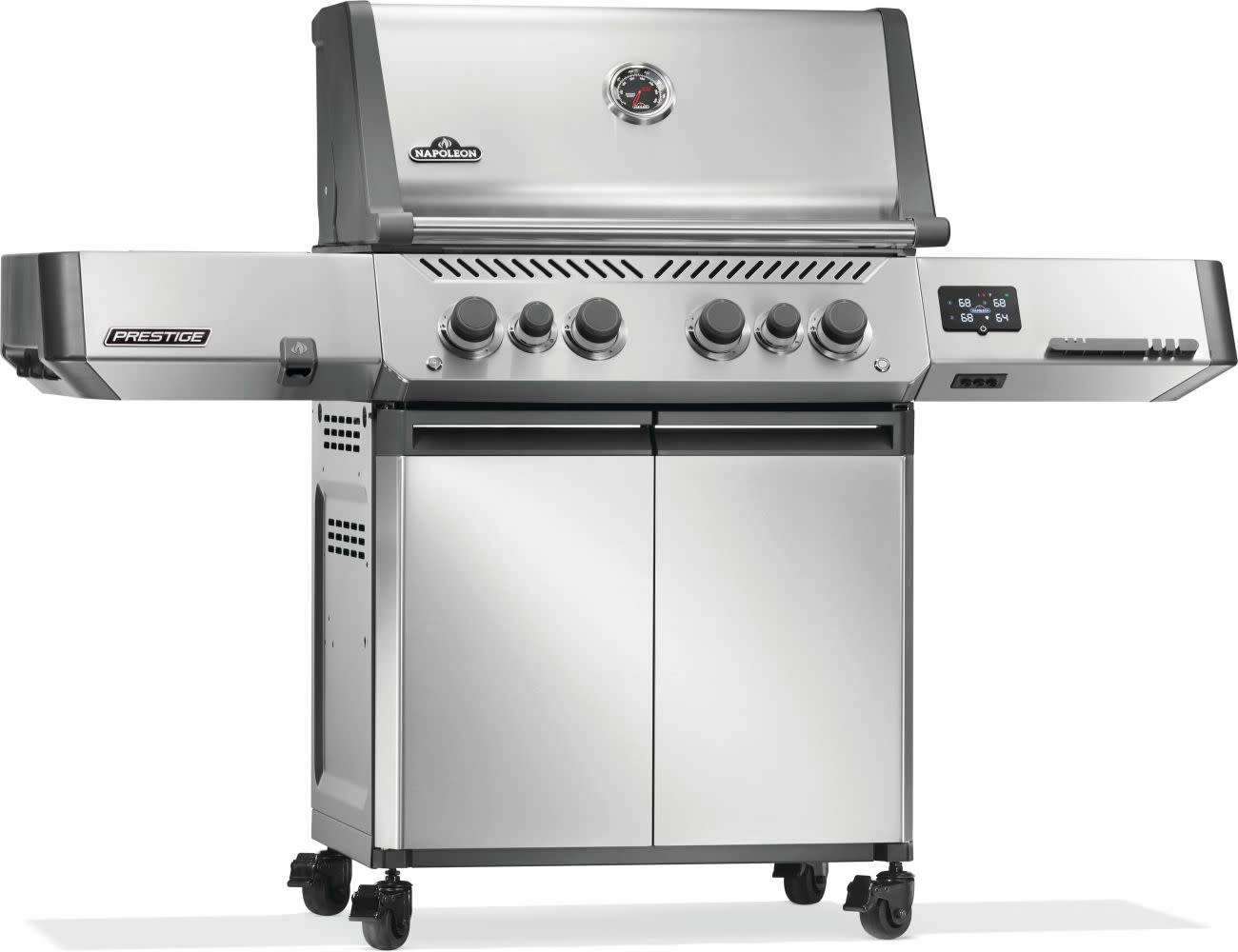 Napoleon Bbq P500VXRSIBPSS Prestige 500 Connected Rsib With Infrared Side And Rear Burner , Propane, Stainless Steel