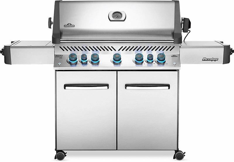 Napoleon Bbq P665RSIBNSS Prestige 665 Rsib With Infrared Side And Rear Burners , Stainless Steel , Natural Gas Natural Gas Barbeque Grills,natural gas outdoor grill