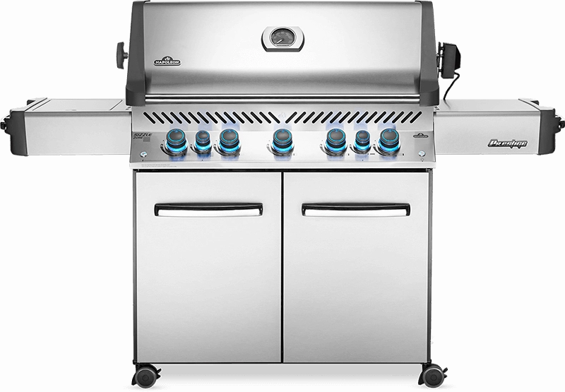 Napoleon Bbq P665RSIBPSS Prestige 665 Rsib With Infrared Side And Rear Burners , Stainless Steel , Propane Liquid Propane Barbeque Grills,propane gas grill